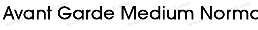 Avant Garde Medium Norma字体转换